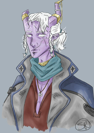 Tiefling Headshot